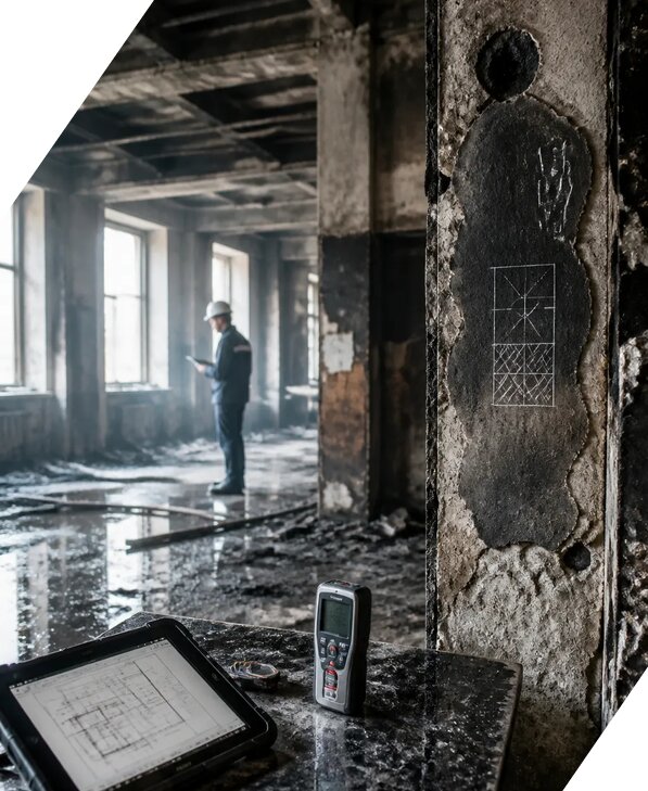 Обследование зданий после пожара в Шахтах от 16280 р. | ЭкспертизаРоссия