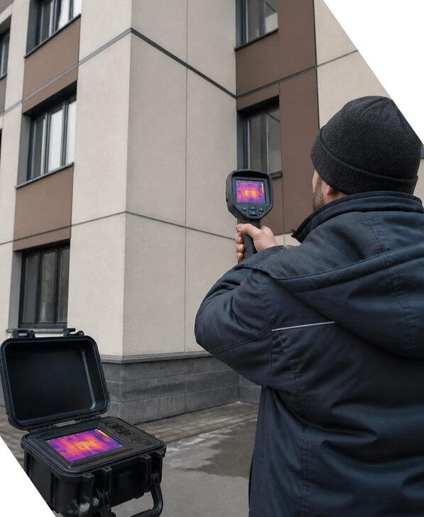 Тепловизионное обследование зданий и сооружений в Шахтах